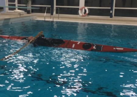 Rullekursus i svømmehallen